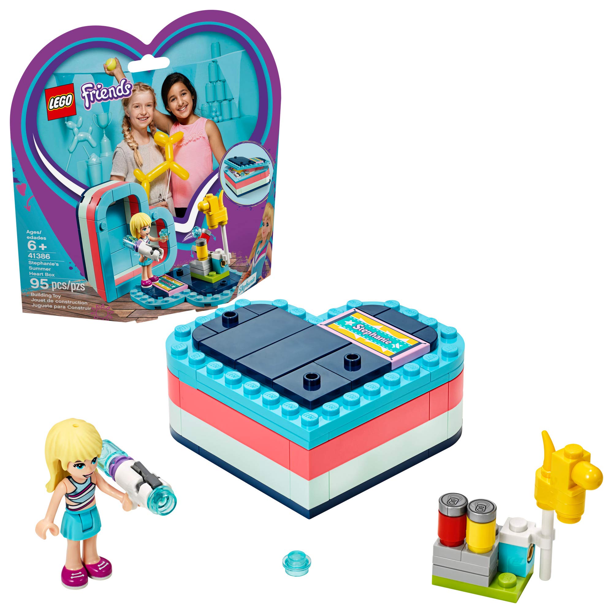 Lego Friends 41386 - Stephanie`s Sommer Herz Box (95 Teile)