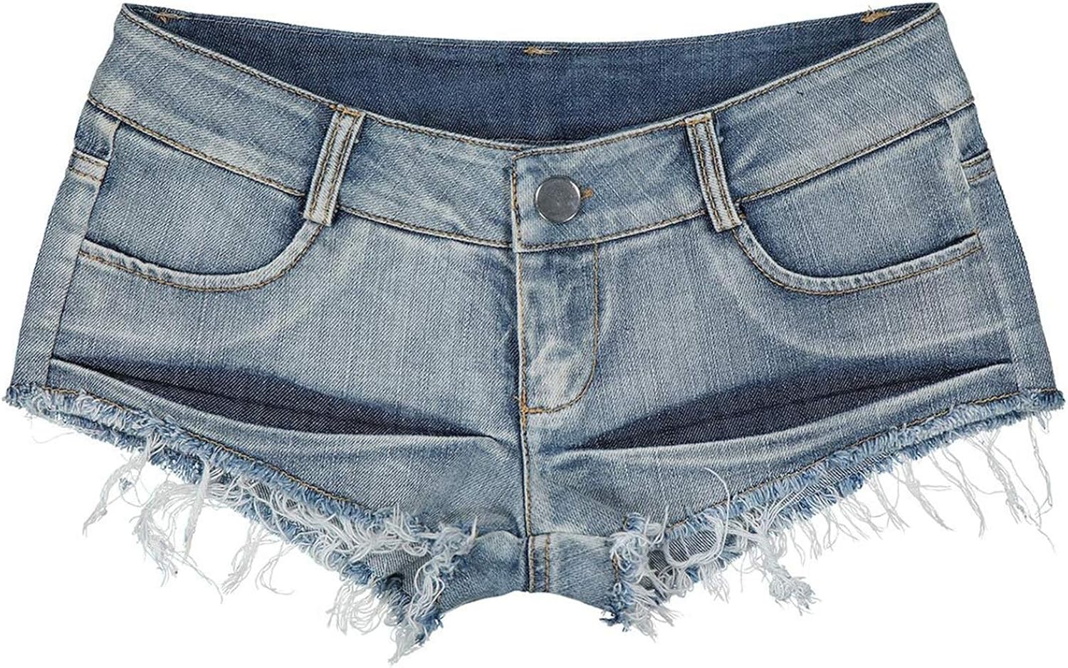JeansShorts, Damen Stylish Ripped Hole Shorts Hosen Fashion Washed