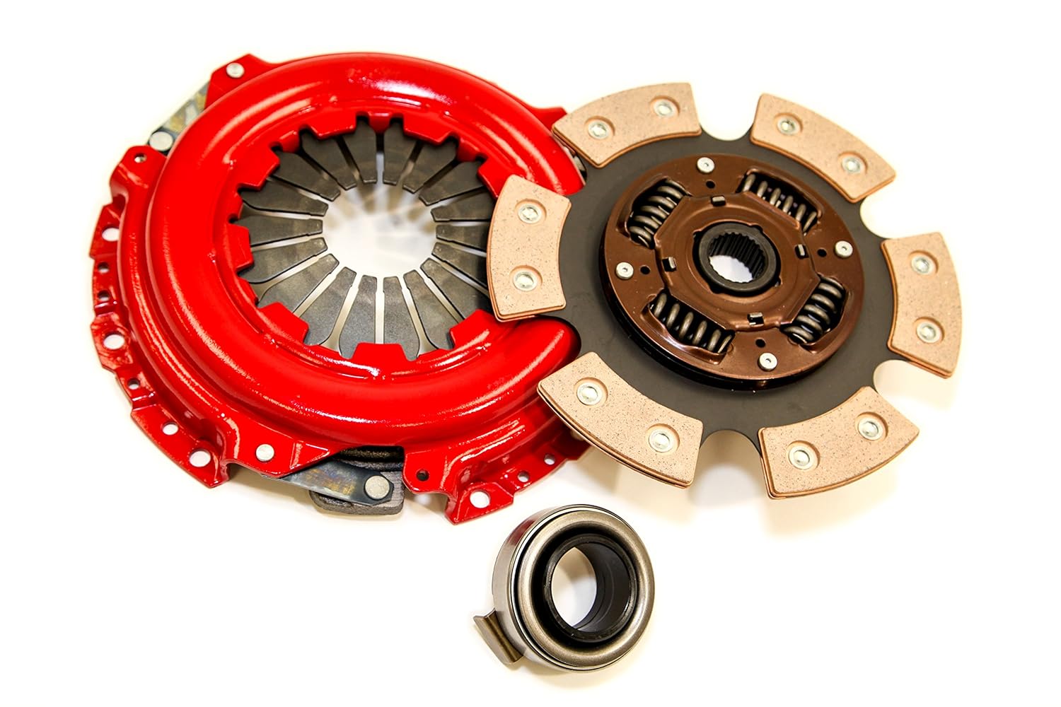 Amazon.com: Yonaka Honda/Acura B-Series 6 Puck Stage 3 Performance Heavy  Duty Clutch Kit Set Ceramic Disc B16 B18 B20: Automotive