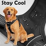 Funfox Dog Harness Medium No Pull Front Clip Reflective Adjustable Vest Black view 6