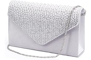 Nodykka Purses and Handbags Envelope Evening Clutch Crossbody Bags Classic Wedding Party Shoulder Bag for Women