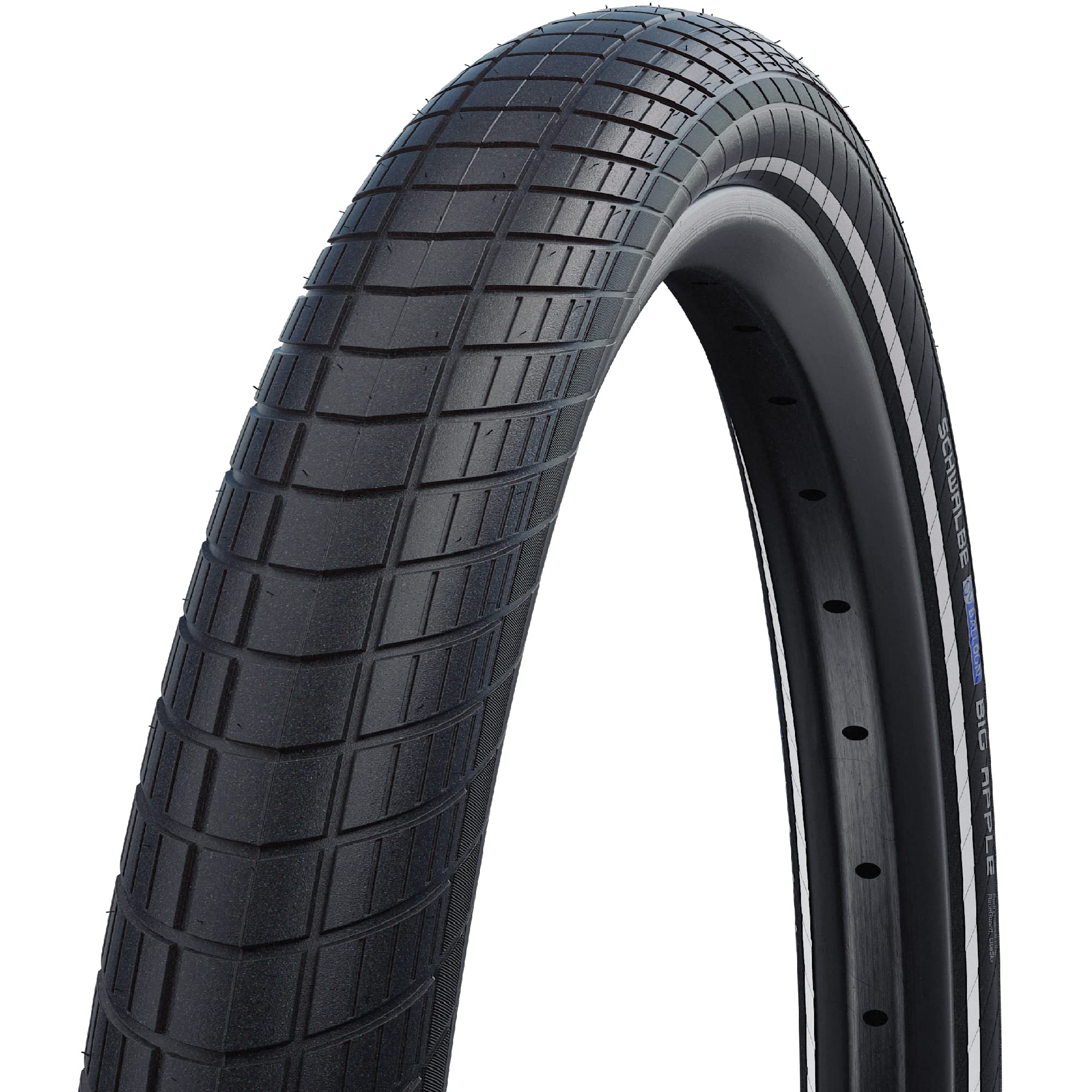 Schwalbe 11100681.02, Big Apple K-Guard, TwinSkin Unisex Adulto, B/B+RT, 50-203 HS430 NMC 50EPI