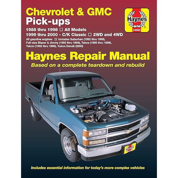 CHILTON FULL-SIZE TRUCKS 1988-98リペアマニュアル General Motors Full-Size Trucks, 1988-98, Repair Manual (Chilton