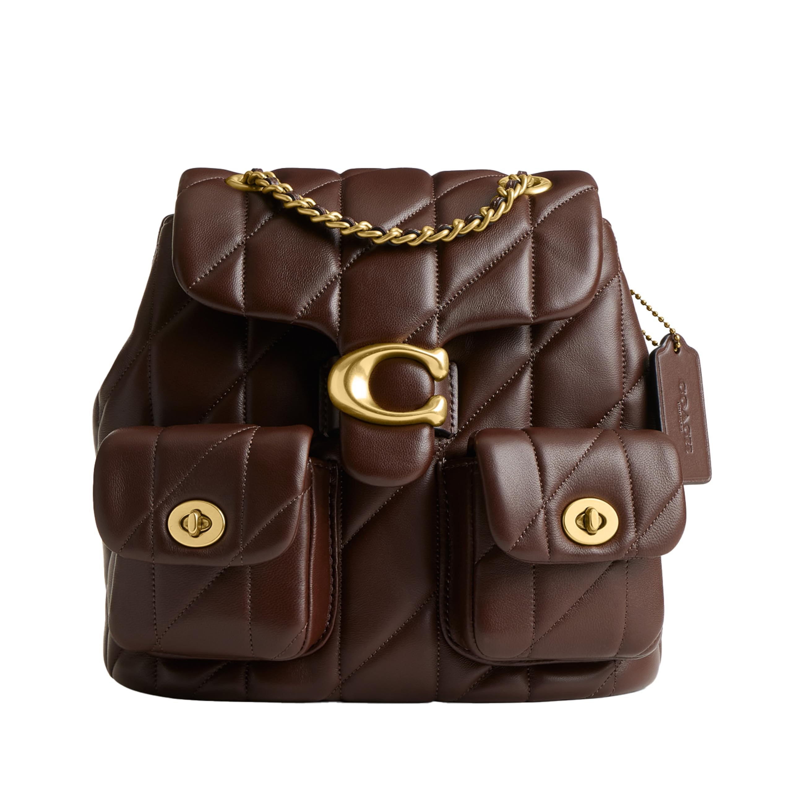 Photo 1 of COACH Women's Tabby Backpack with Quilting Maple One Size