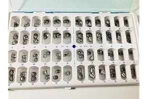 UVUBXT 1 Box(96 pieces) Dental Stainless Steel Primary Molar Pediatric Kids Crown PMC Cavity Protect Children First Teeth