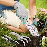 WORKPRO 4 Piece Garden Tools Set Stainless Steel Hand Tools with Ergonomic view 8