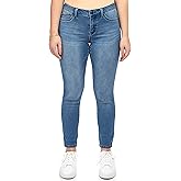 1822 Denim Women's Petite 26" Butter Mid-Rise Skinny Jeans