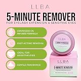 LLBA Lash Gel Remover Professional Eyelash Extensions 10ml Cream Sensitive Skin view 2