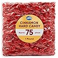 Arcor Cinnamon Hard Candy Bulk - 1 Pound of Approx 75 - Cinnamon Candy - Hard Candy Individually Wrapped, Christmas Candy Bulk