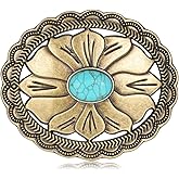 Absbolo Western Belt Buckles for Women Texas Flower Cowgirl Belt Buckles for Women Cowgirl