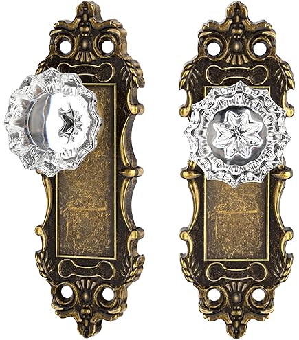 Nostalgic Warehouse Victorian Plate with Keyhole & Interior