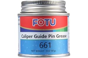 FOTU 661 Brake Guide Pin Grease - Brake Buster Wheel Cleaner for Car Silicone Paste Automotive - 3oz Brush Top Can