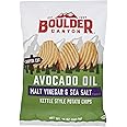 Boulder Canyon Avocado Oil Malt Vinegar & Sea Salt Chips 10oz, (Pack of 12)
