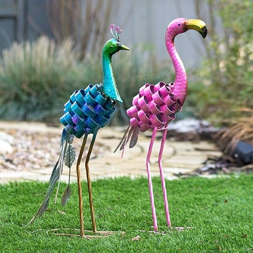 Peacock Metal Garden Ornaments 