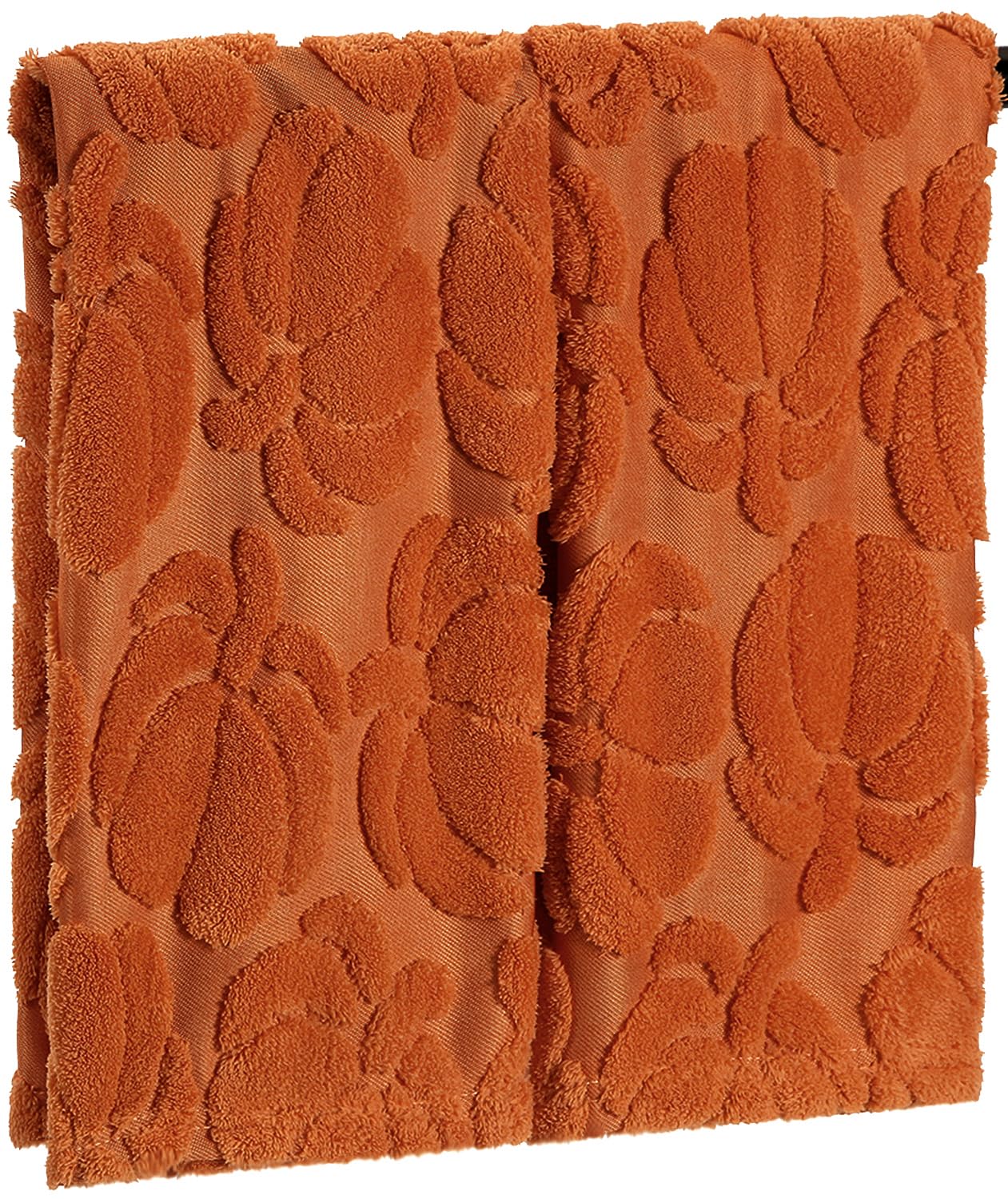 Photo 1 of Quera 2 Pack Hand Towels Fall Pumpkin Thanksgiving Dark Color Bathroom Decorative Towels Set for Drying, Cleaning, Cooking, Holiday 13.7'' x 29.5'' (Rust)