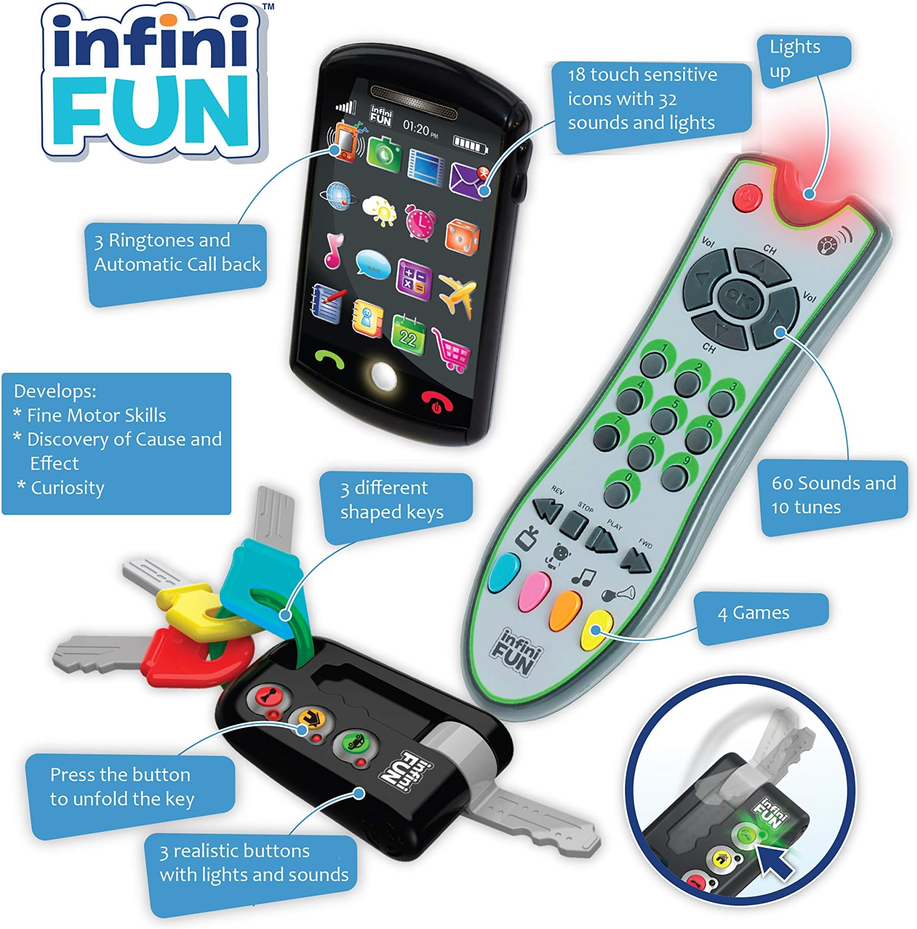 INFINIFUN I0889 My Tech Trio Toy