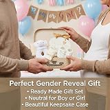 Baby Box Shop Newborn Gift Set Unisex Keepsake Box Rattle Muslin Cloth 7 Pieces view 2