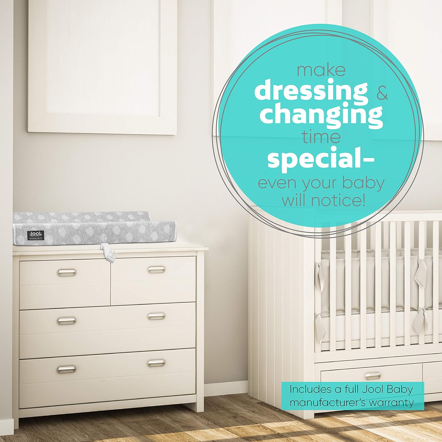 Changing Contoured Pad Baby Jool by Cover Matress Fiber Bamboo