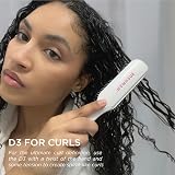 Denman D3 Curly Hair Brush Cherry Blossom 7 Row Styling Brush view 3