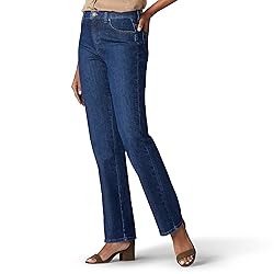 Relaxed Fit Straight Leg Jean, Meridian, 12 Long