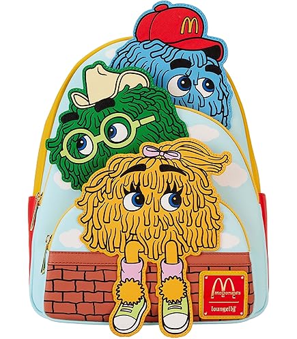 thumbnail image 2 of Loungefly McDonald's Purse - Ronald & Friends Red Zip Around Wallet Official Licensed 2 of 12
