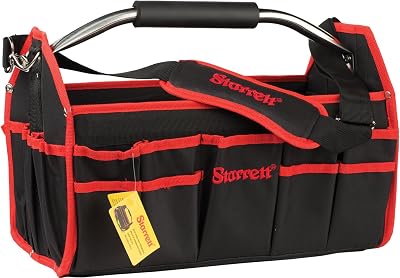 Starrett Heavy Duty Tool Bag 26 Pockets Open Top Electrical Maintenance Tote