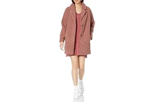 Amazon Essentials Women's Teddy Bear Fleece Oversized-Fit Lapel Jacket (Previously Daily Ritual)