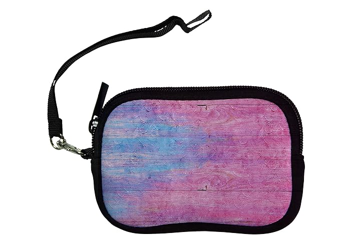 Zmvise Old Barn Wood Lady Purse Handbag Storage Card Bag Mini