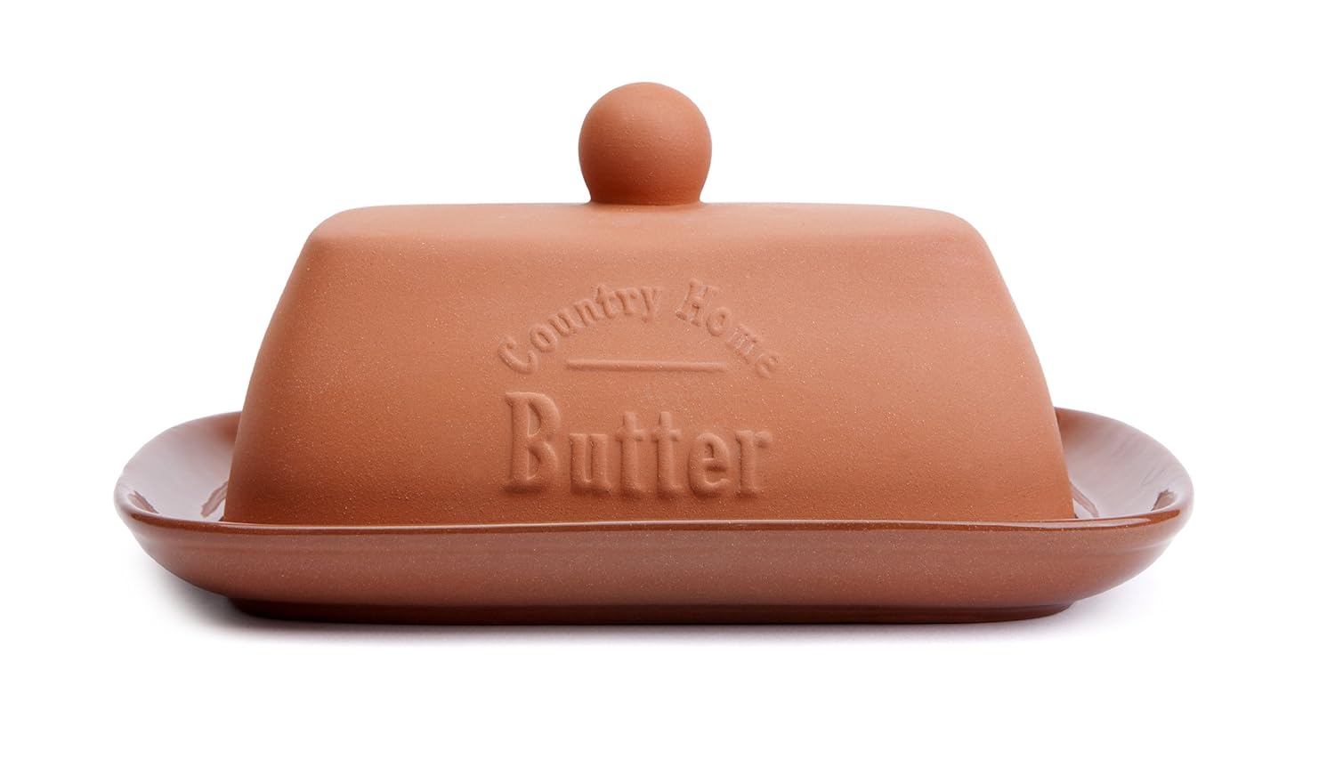 David Mason Design TerracottaButter Dish Amazon.co.uk Kitchen & Home