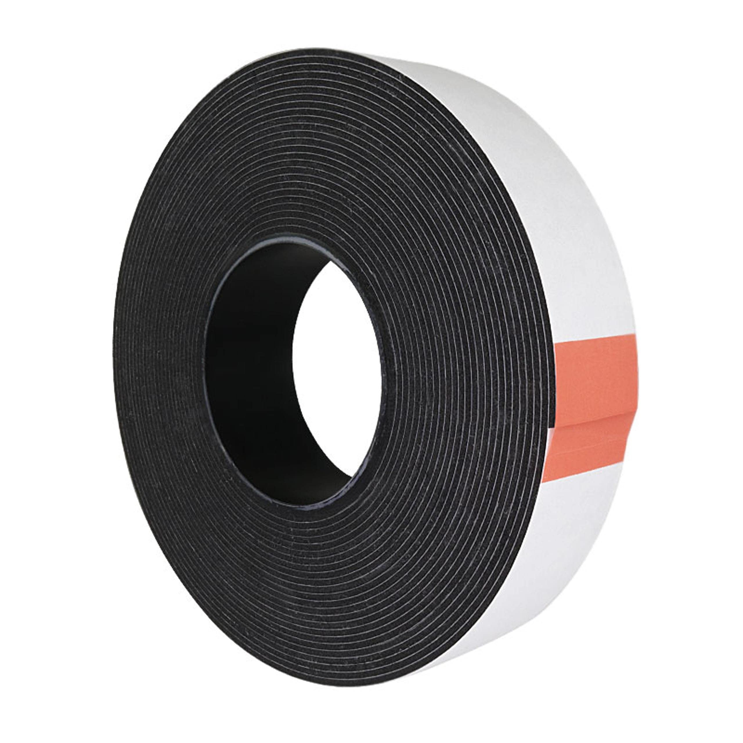 Klebeshop24 Double-Sided Foam Tape | 2 mm Thickness | Width, Length & Colour Choice / 15 mm x 10 m, Black