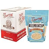 Bob's Red Mill Organic Steel Cut Oats, 24oz (Pack of 4) - Non GMO, Whole Grain, Vegan, Kosher