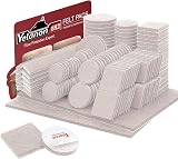 Yelanon Felt Furniture Pads 182 Pcs Self Adhesive Anti Scratch Floor Protectors