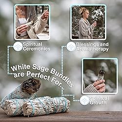 Handcrafted 4 Inch White Sage Sticks