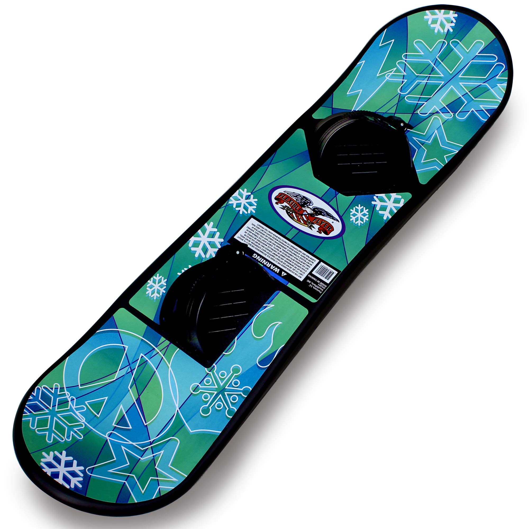 Flexible Flyer Avenger Kids Beginner Snowboard. Youth Plastic