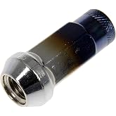 Dorman 713-385T Ti-Blue Open End Knurled Wheel Nuts | Fits Select Models, 20 Pack