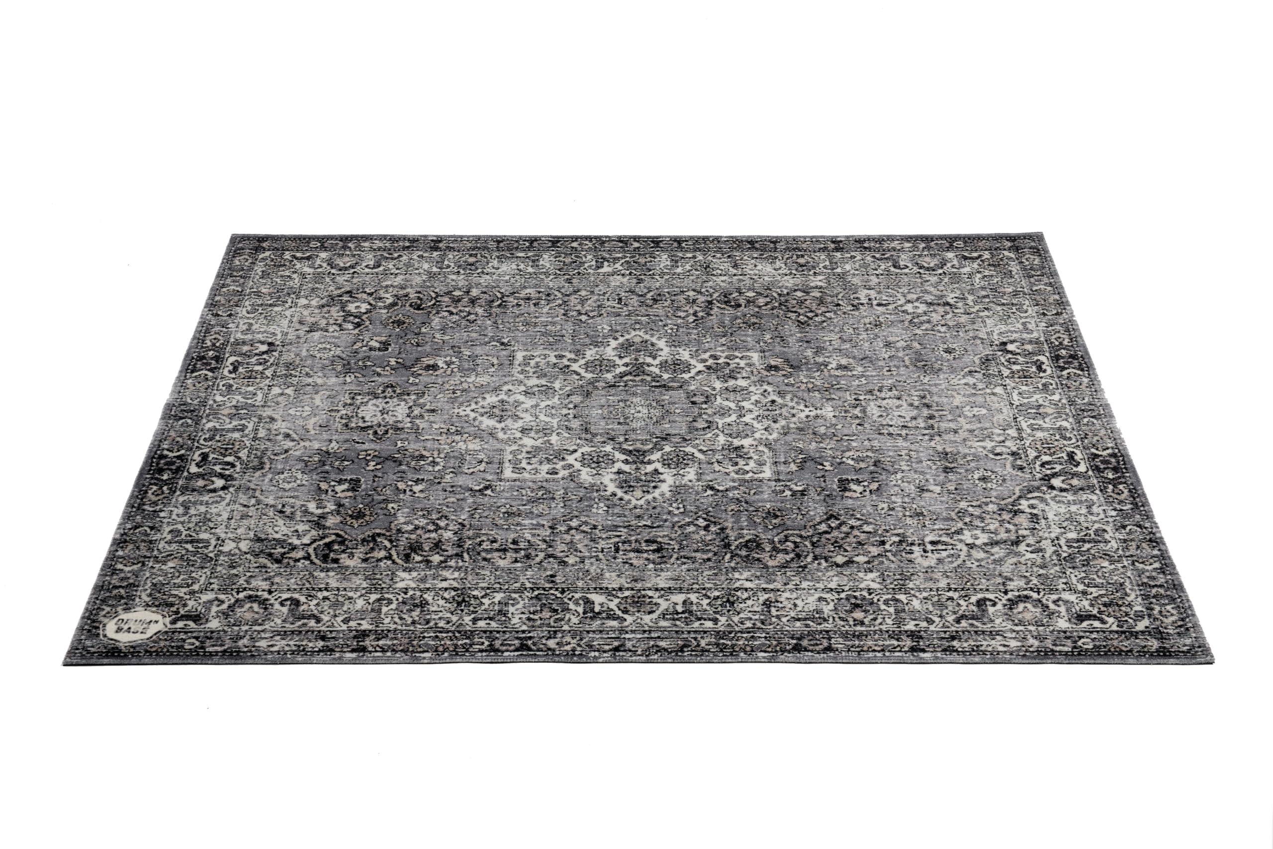 Drum N Base Vintage Stage Rug (Large) - Grey