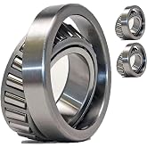 2-Sets 15123/15245 Taper Roller Bearing Cup and Cone Set 15123 15245 | 1.25" ID x 2.44" OD x 0.75" Width