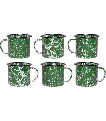 Amazon.com | Crow Canyon Home Enamelware Mug, 12 Ounce, Turquoise