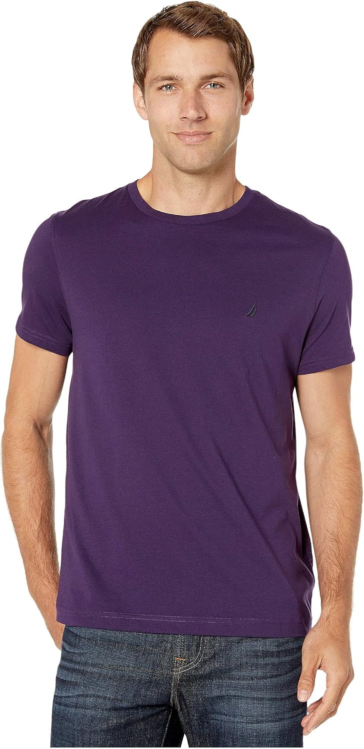 Nautica Men's Short Sleeve Solid Crew Neck T-Shirt | 