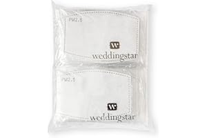 Weddingstar PM 2.5 Disposable Mask Filters 5-Layer Carbon Technology - 50 Pack