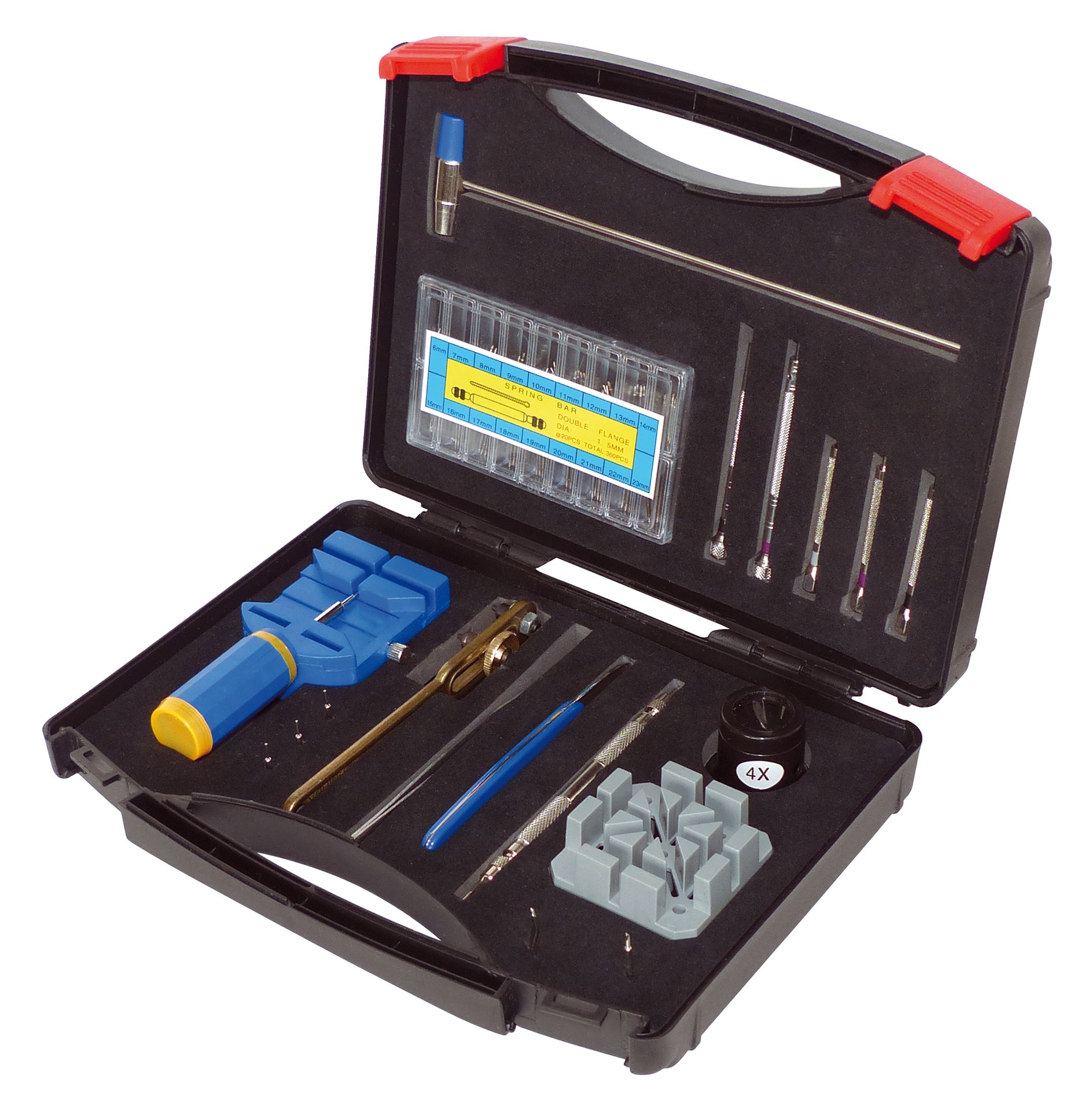 Blanko Watch Tool Set 378 Pieces in Plastic Box