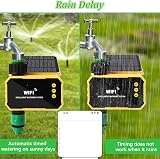 Zhwidnerso Wifi Water Timer, Solar Garden Hose Timer, Alexa Compatible view 5