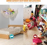 VISATOR Toy Hammock for Stuffed Animals Macrame Baby Nursery Storage Net view 3