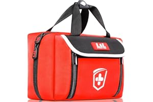 L&L FIRST AID First Aid Kit Emergency Kit Survival Gear for Car Home Travel Office Camping Hiking Sports Waterproof Portable Emergency Kit