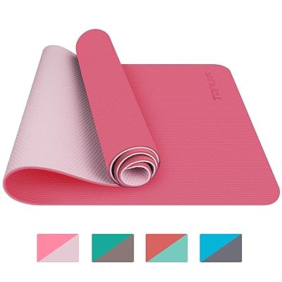 TOPLUS Classic Pro TPE Yoga Mat Pink, Non-Slip Uganda Ubuy