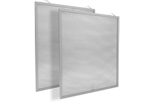 WZKO 99010430-002 Hood Vent Filter 5-Ply Aluminum Grease Filter Compatible Replacement B.roan N.utone Hood 2-Pack