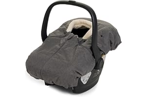 TRENDHUB Buntting Bag Compatible with UPPAbaby Aria, Aria V2, Mesa, Mesa V2, Mesa V3 Infant Car Seats, Warm and Ultra-Plush Waterproof car seat Cover, Footmuff, Winter Cover Universal. nfant Car Seats