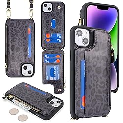 Cavor for iPhone 14 Plus Case with Card Holder,for