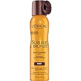 L'Oreal Paris Sublime Bronze Self Tanning Mist, Deep to Natural Spray Tan, 4.6 oz