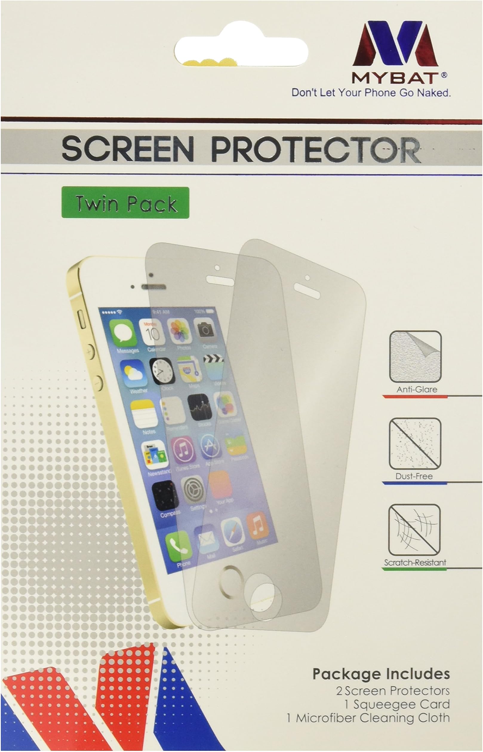 MyBat LG D690 G3 Stylus Twin Pack Screen Protector - Retail Packaging - Clear
